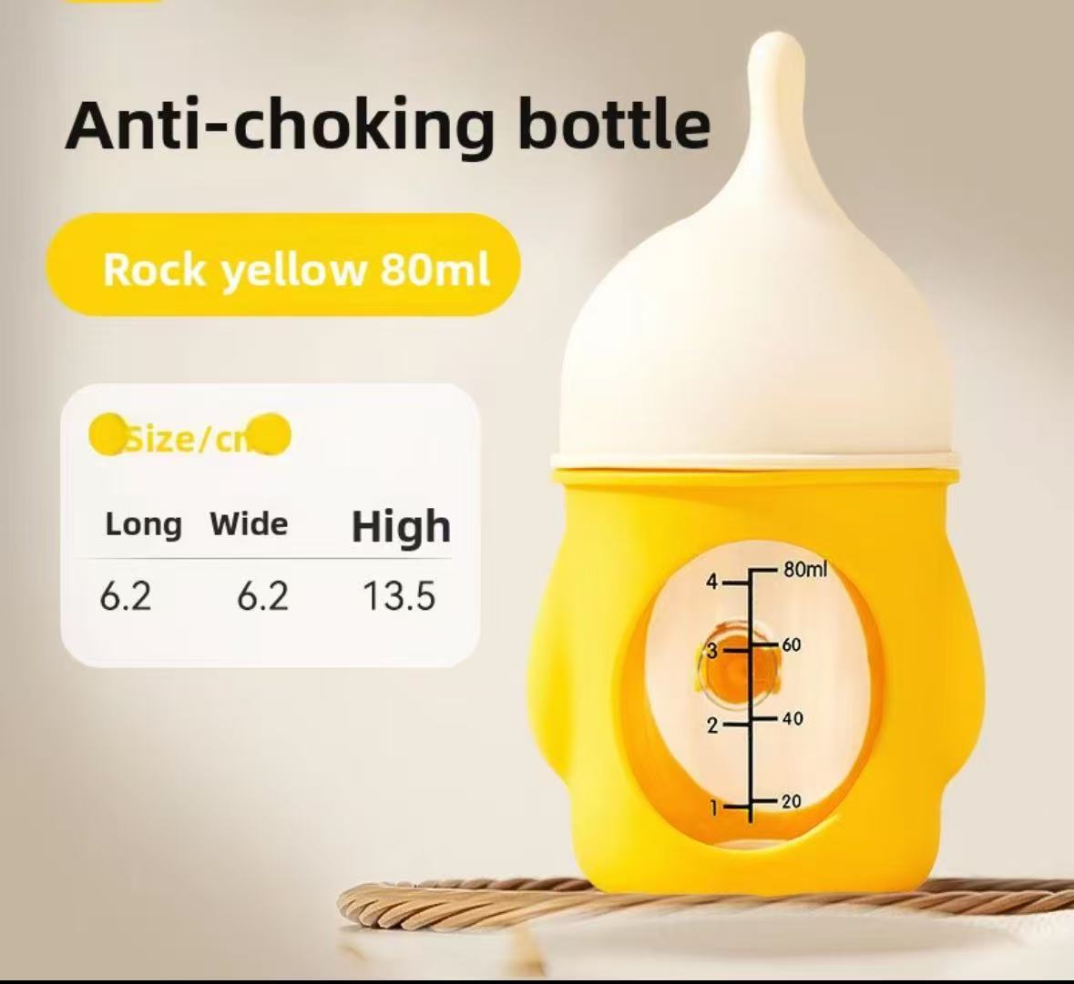 20ml 80MLSmall Pet Nursing Bottle, BPA-Free Silicone Puppy Kitten Feeding Bottle with Scale, Anti-Colic Soft Nipple for Newborn Small Animals