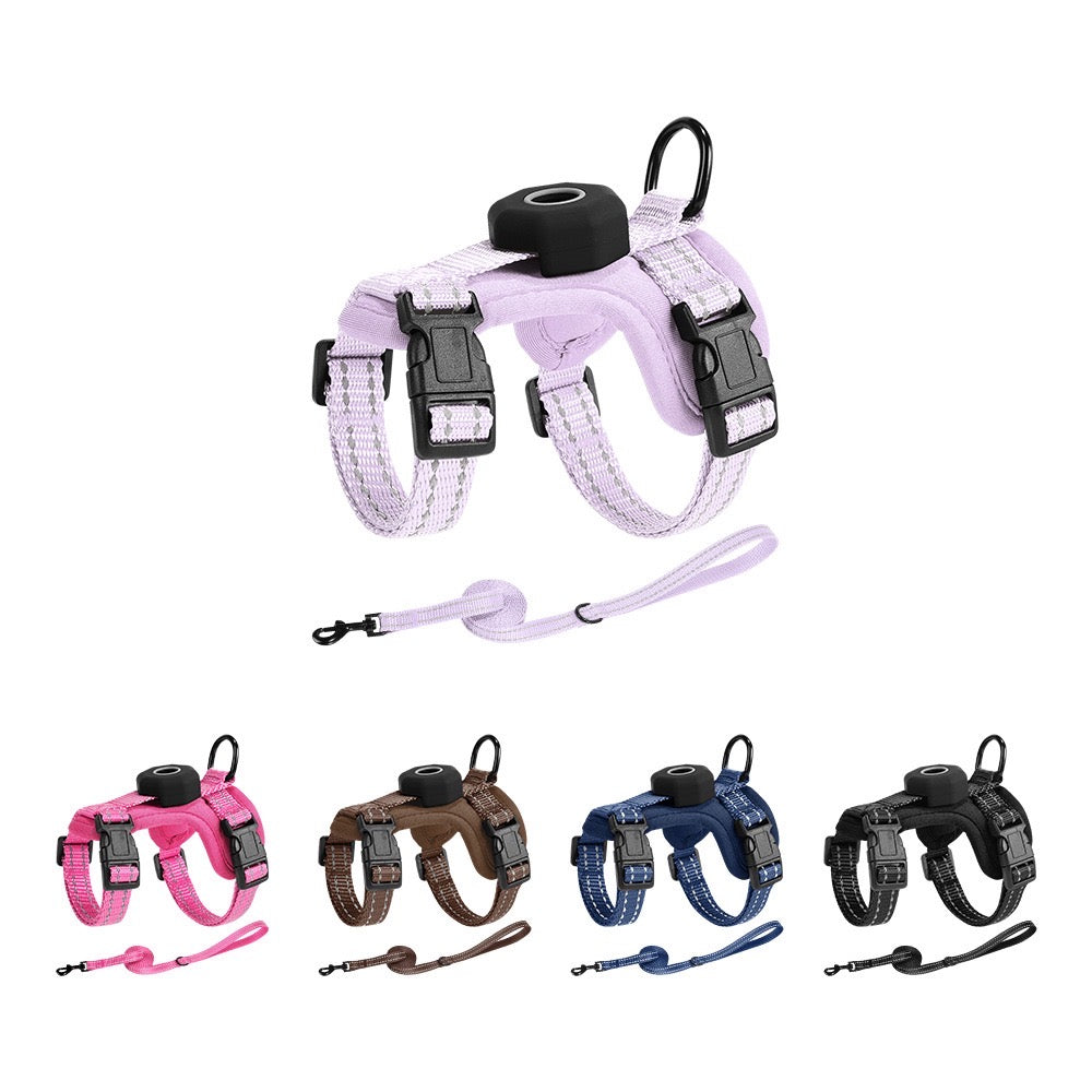 AirTag-Compatible Escape-Proof Cat Harness & Leash Set
