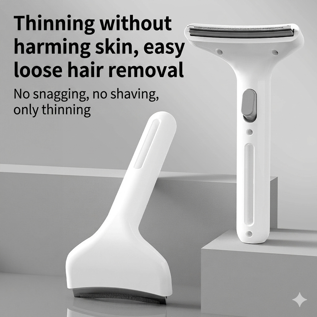Gentle Deshedding Comb – Safe Grooming Brush for Cats & Dogs