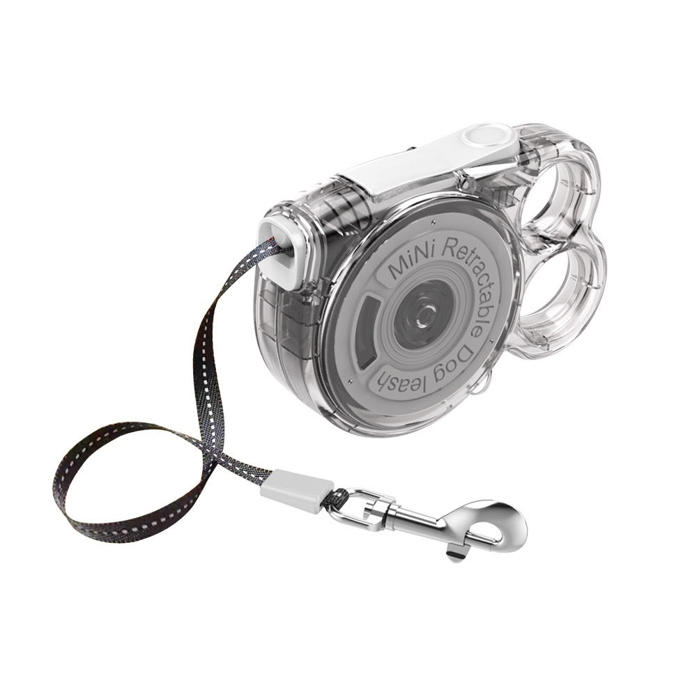 Mini Retractable Dog Leash – Compact & Portable for Small Breeds