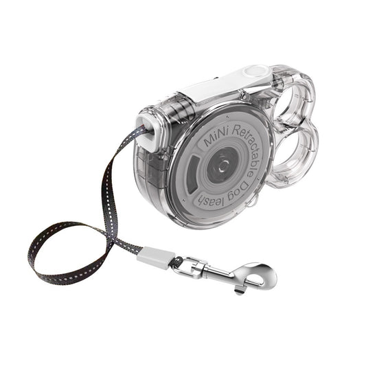 Mini Retractable Dog Leash – Compact & Portable for Small Breeds