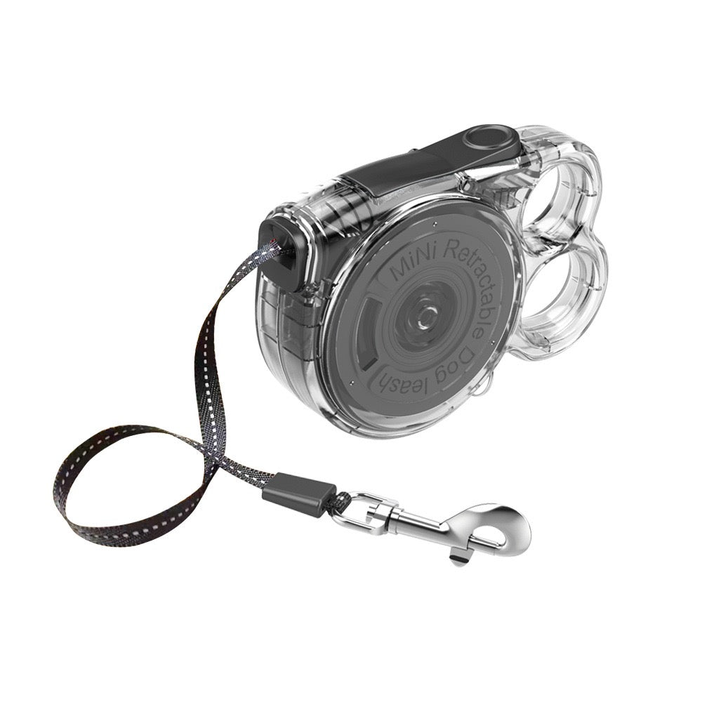 Mini Retractable Dog Leash – Compact & Portable for Small Breeds