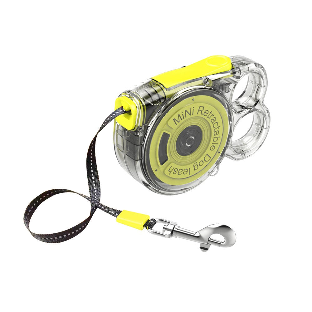 Mini Retractable Dog Leash – Compact & Portable for Small Breeds