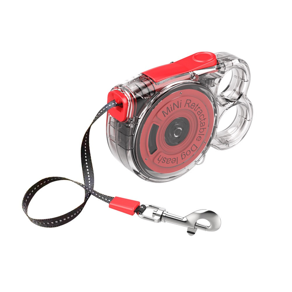 Mini Retractable Dog Leash – Compact & Portable for Small Breeds