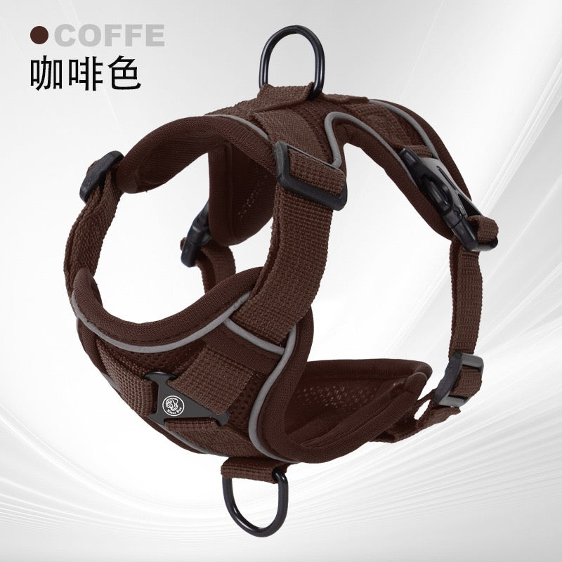 No-Pull Pet Harness – Soft Padded Mesh Harness for Cats & Small Dogs