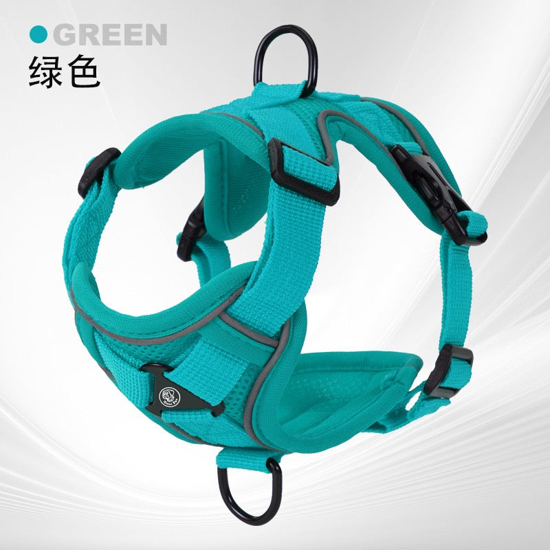 No-Pull Pet Harness – Soft Padded Mesh Harness for Cats & Small Dogs
