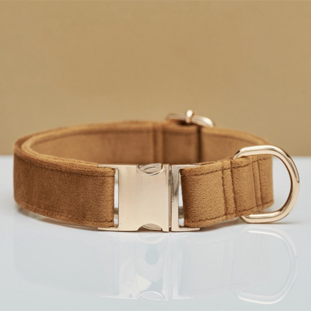 Velvet Pet Collar – Soft Customizable Collar for Cats & Dogs All Sizes