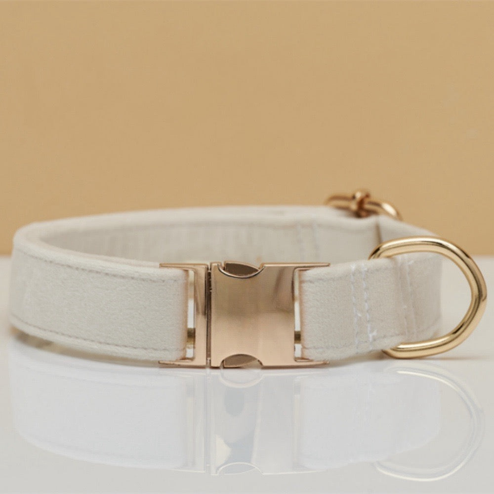 Velvet Pet Collar – Soft Customizable Collar for Cats & Dogs All Sizes