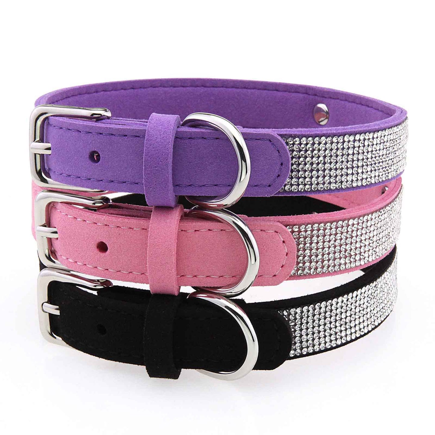 Bling Rhinestone Personalized Pet Collar – Shine in Every Step