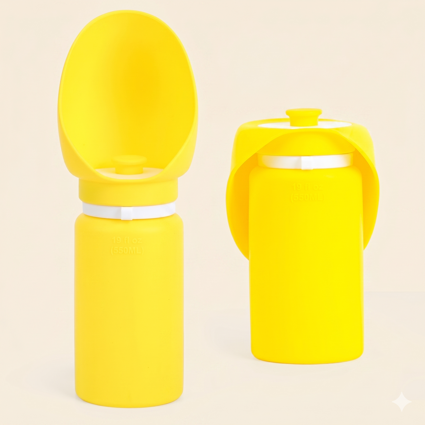Portable Silicone Pet Travel Water Cup Outdoor Dog Cat Water Bottle
