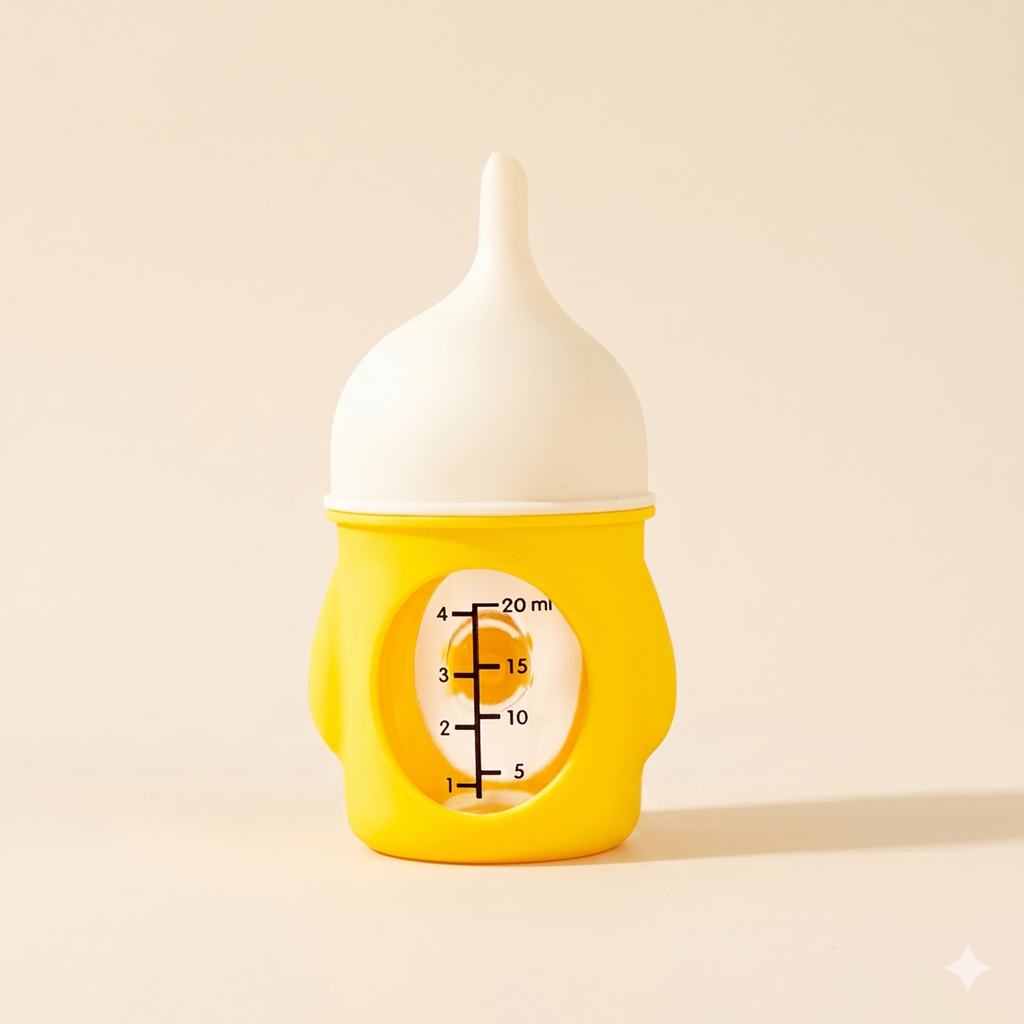20ml ８０MLSmall Pet Nursing Bottle, BPA-Free Silicone Puppy Kitten Feeding Bottle with Scale, Anti-Colic Soft Nipple for Newborn Small Animals