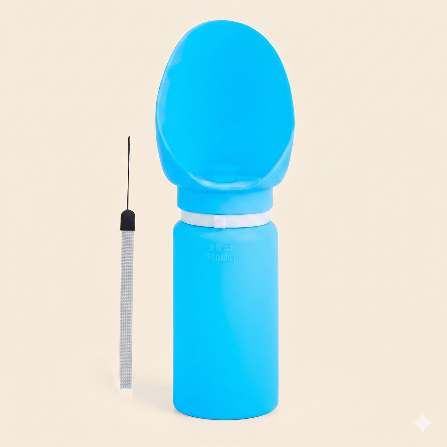 Portable Silicone Pet Travel Water Cup Outdoor Dog Cat Water Bottle