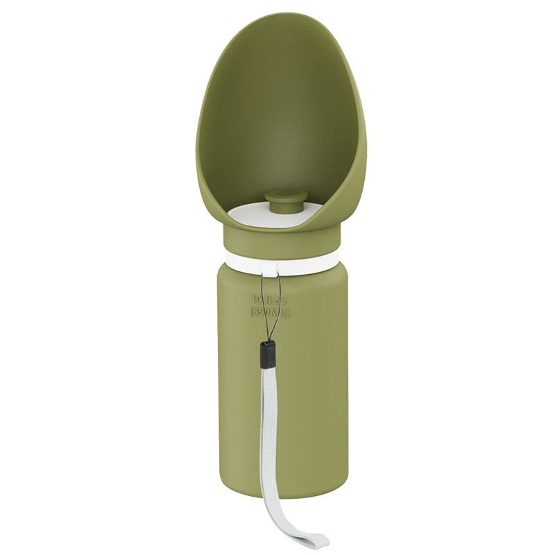 Portable Silicone Pet Travel Water Cup Outdoor Dog Cat Water Bottle
