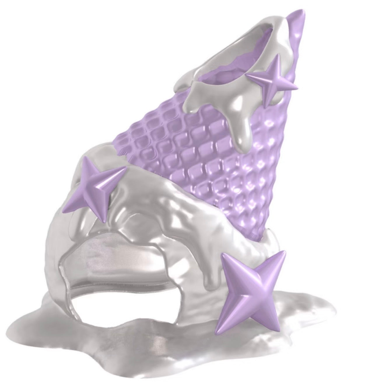 Melting Ice‑Cream Reptile Hideout