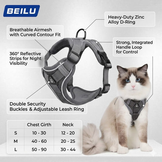 Escape-Proof Cat Harness & Leash Set